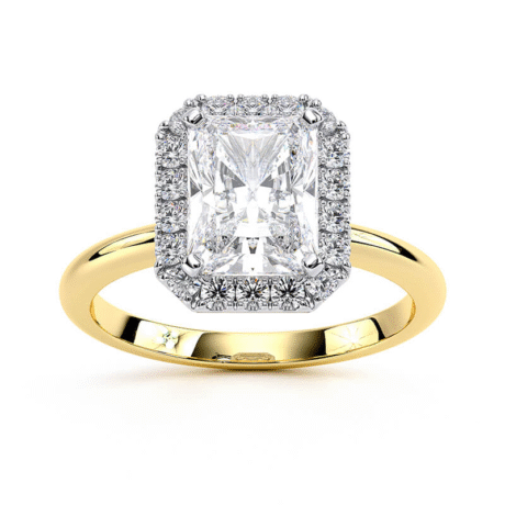 Radiant Lab Grown Diamond Lux Halo Ring